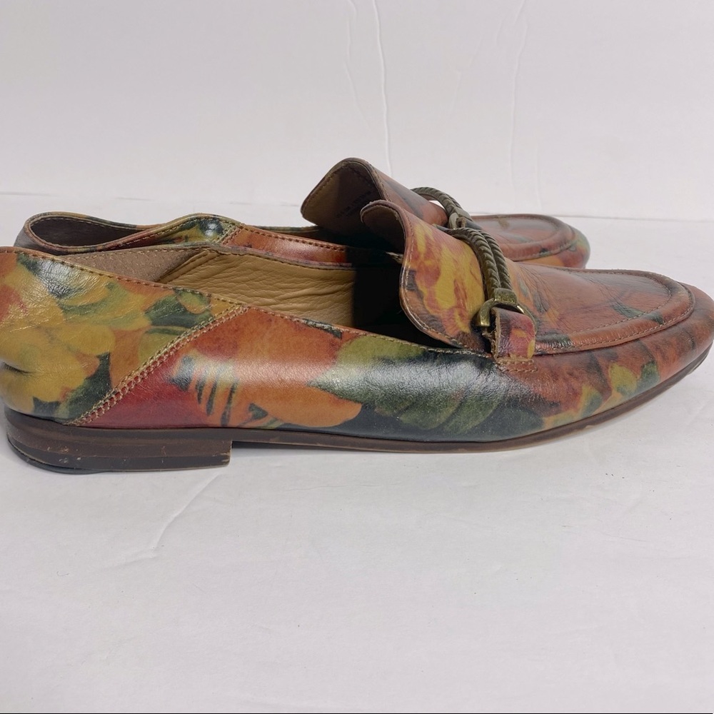 Patricia Nash Fia floral leather multicolor Loafers 6.5